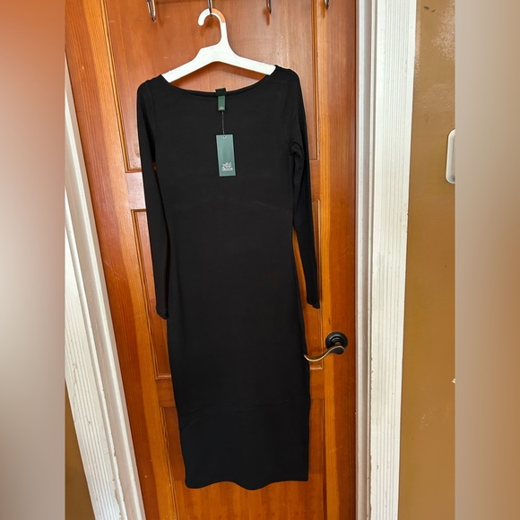 NWT WILD FABLE Black Long Sleeve Dress ( stretchy) - Picture 7 of 8